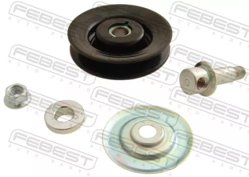 Febest 0187-KR42 Tensioner Pulley V-Ribbed Belt Fits Mitsubishi