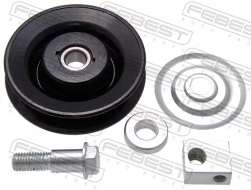 Febest 0487-V75 Tensioner Pulley V-Ribbed Belt Fits Mitsubishi