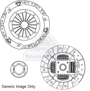 Ceibach Clutch Kit Fits Nissan Opel Suzuki Vauxhall Agila Pixo Splash 926928004